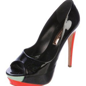 RUPERT SANDERSON Patent Leather Heels Size: 38